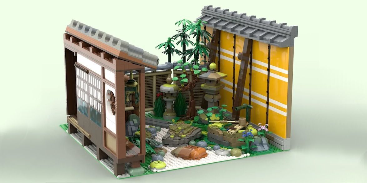Japanese Courtyard Garden sammelt 10.000 Stimmen auf Lego Ideas