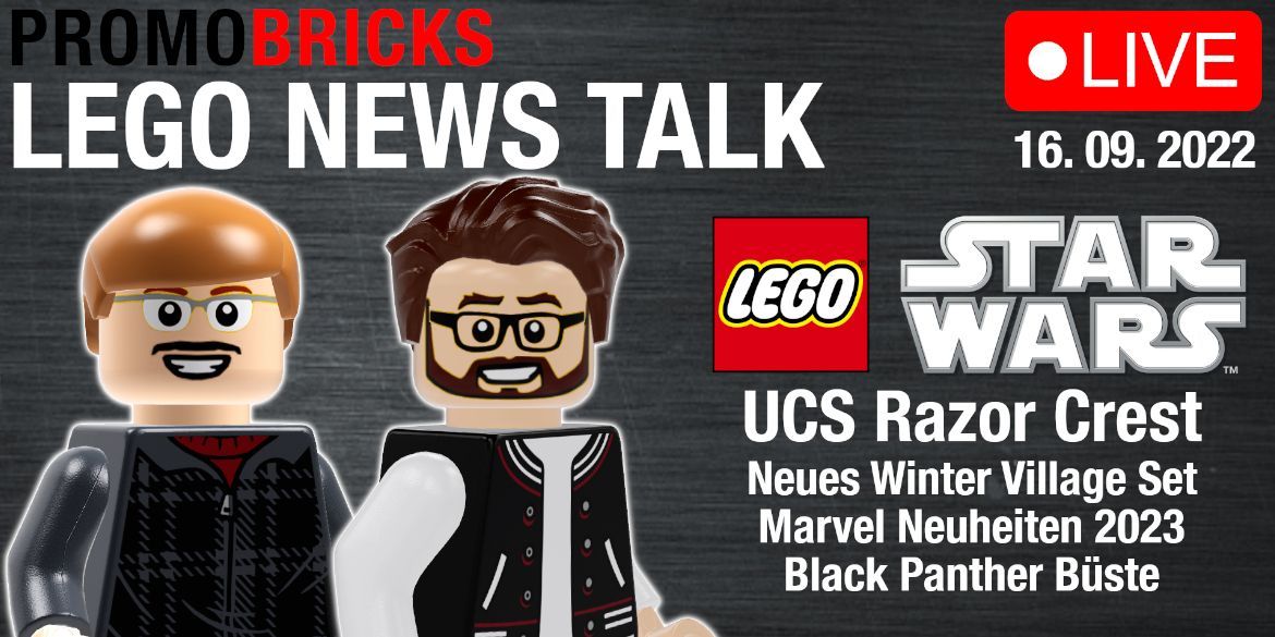PROMOBRICKS LEGO News Talk: UCS Razor Crest, Winter Village Set, Marvel Neuheiten 2023 & mehr!