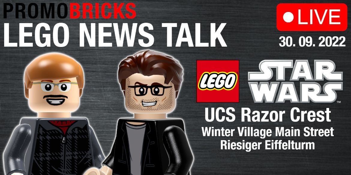 PROMOBRICKS LEGO News Talk: Razor Crest, Winter Village, Eiffelturm, Skaerbaek & mehr