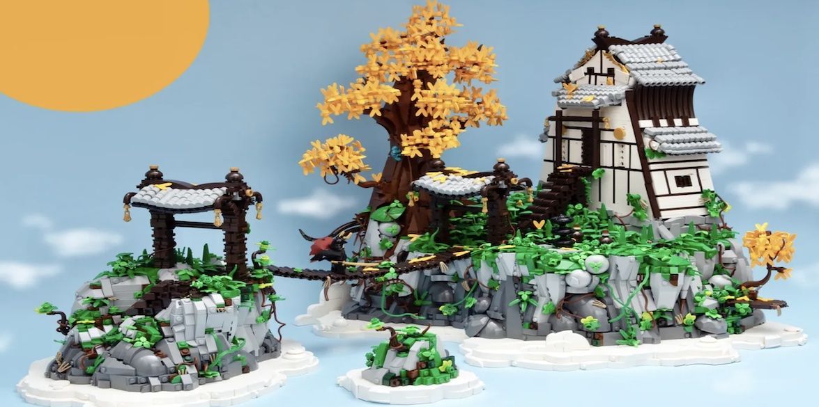 LEGO Ideas Golden Clifftop Temple