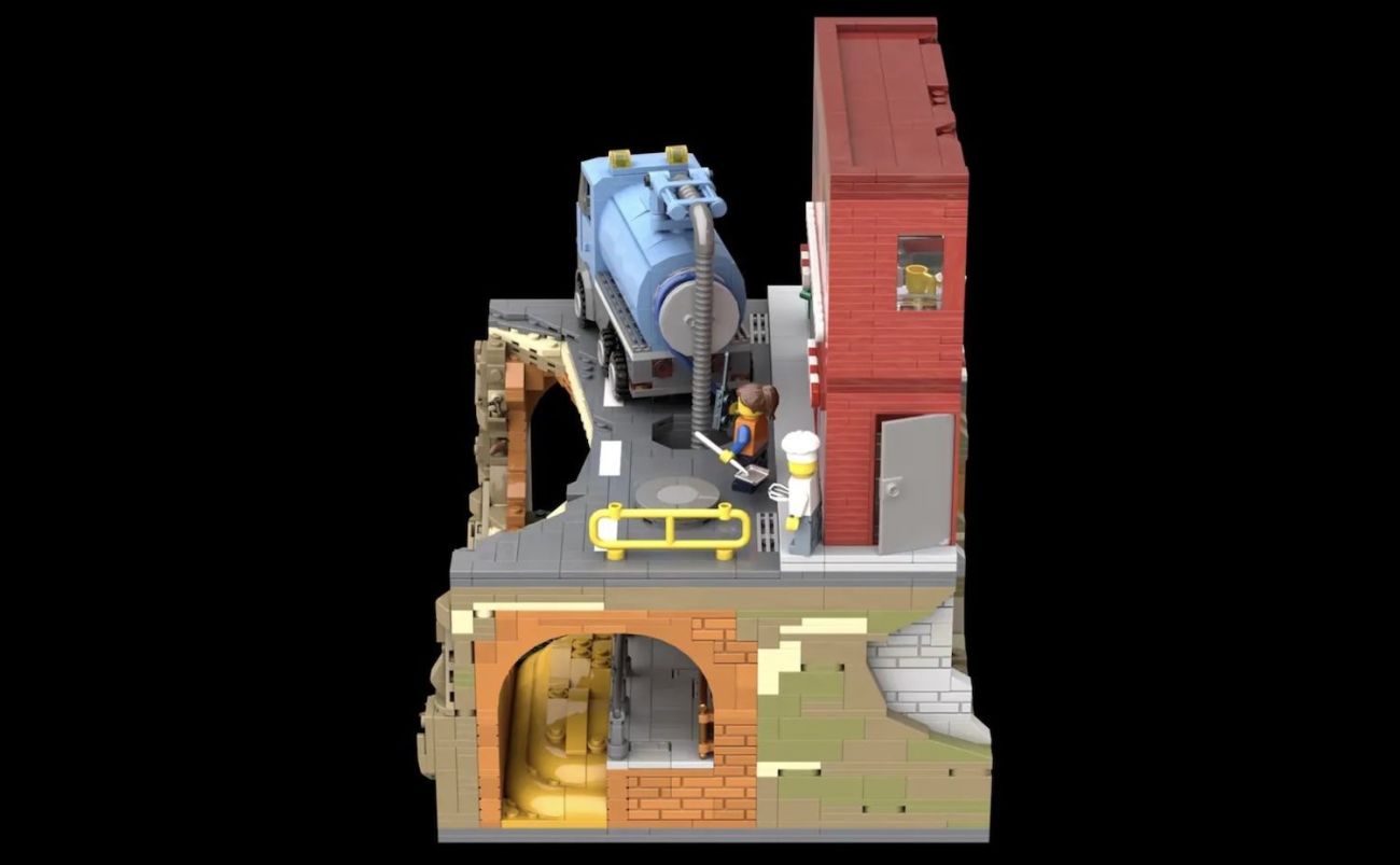 LEGO Ideas Sewer Heroes - Fighting the Fatberg