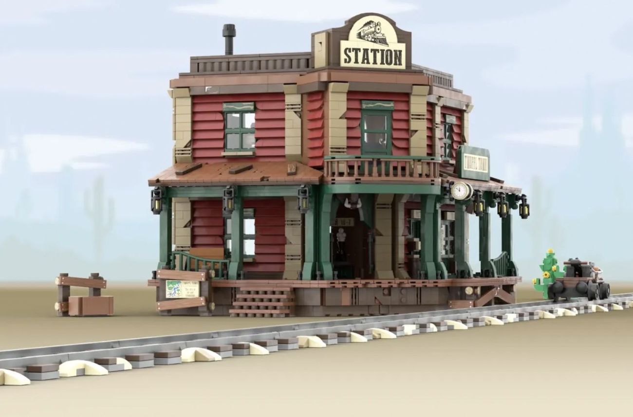 LEGO Ideas The Old Western Train Station