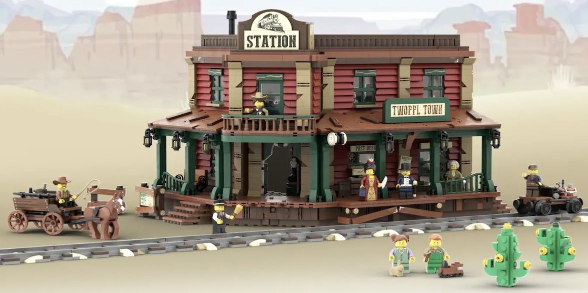 LEGO Ideas The Old Western Train Station