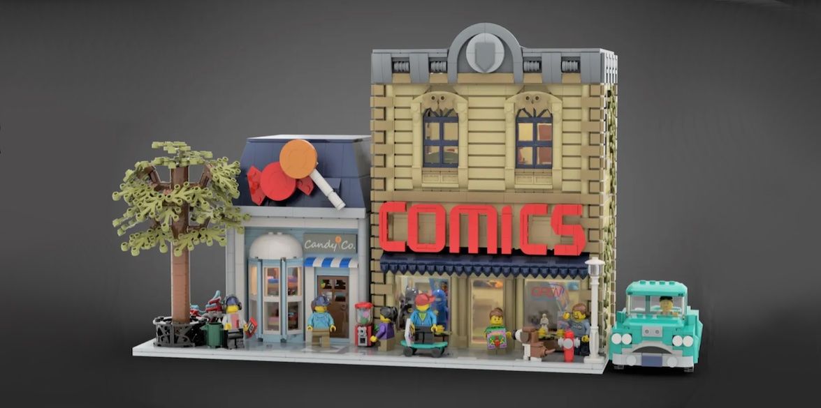 LEGO Ideas Retro Comic Store