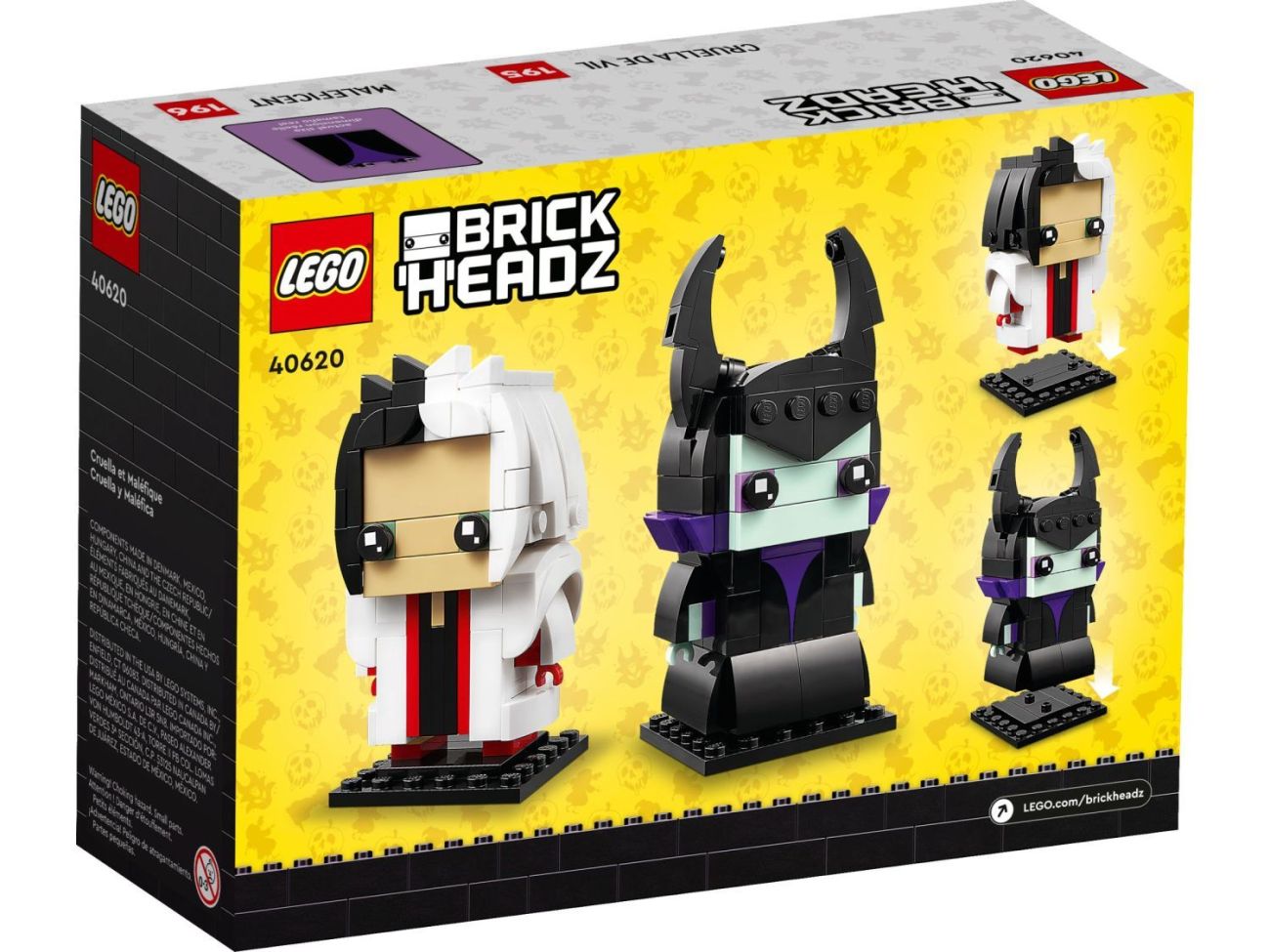 LEGO BrickHeadz 40620 Cruella und Maleficent