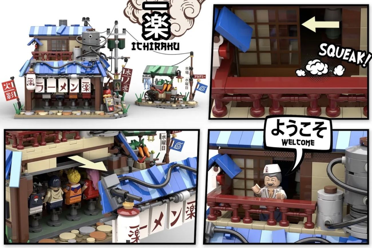 LEGO Ideas Naruto - Ichiraku Ramen Shop - 25th Anniversary