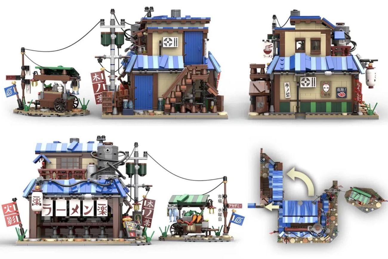LEGO Ideas Naruto - Ichiraku Ramen Shop - 25th Anniversary