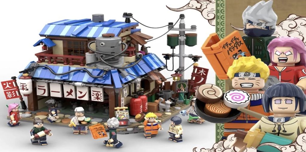 LEGO Ideas Naruto - Ichiraku Ramen Shop - 25th Anniversary