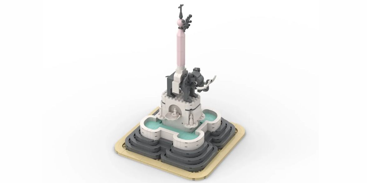 LEGO Ideas U Liotru - Elephant Fountain Catania