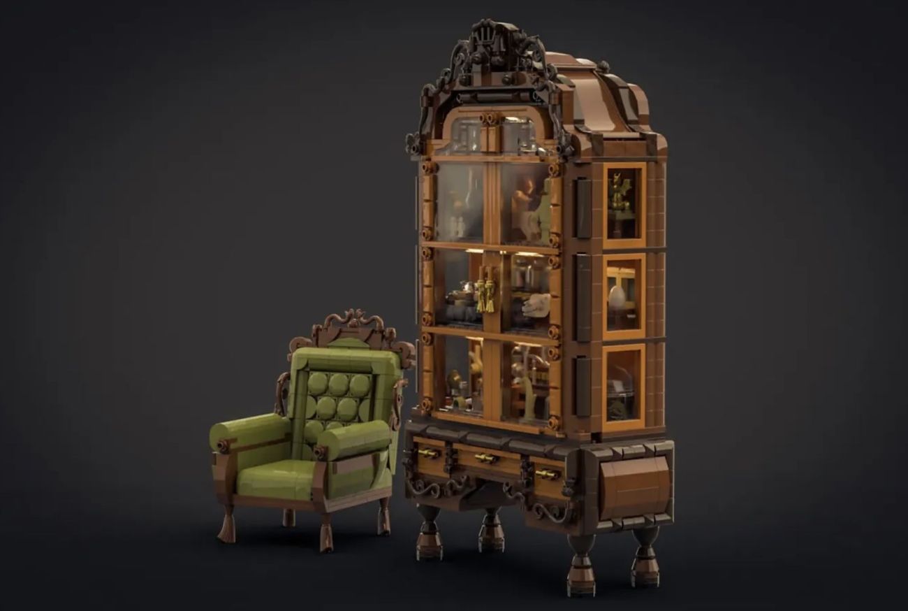 LEGO Ideas Antique Cabinet