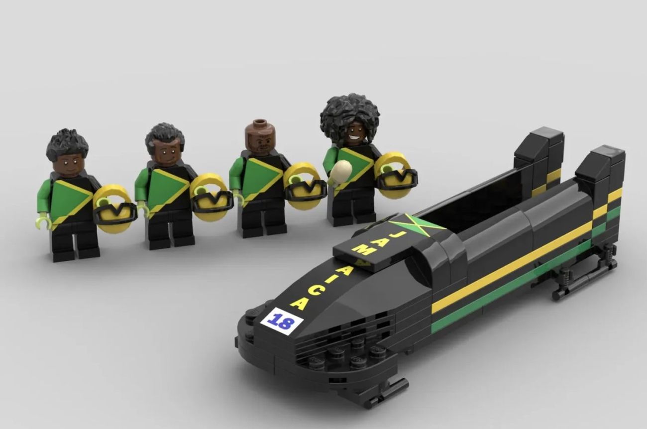 LEGO Ideas Cool Runnings Jamaica Bobsleigh Team
