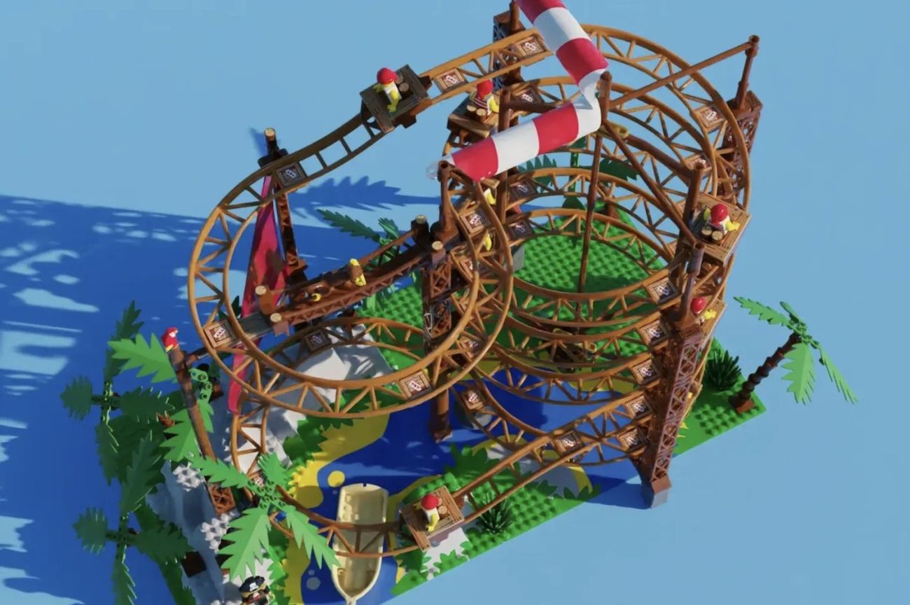 LEGO Ideas Double Helix Coaster