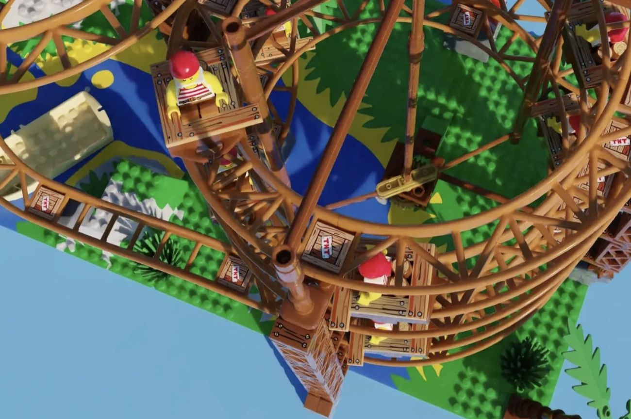 LEGO Ideas Double Helix Coaster