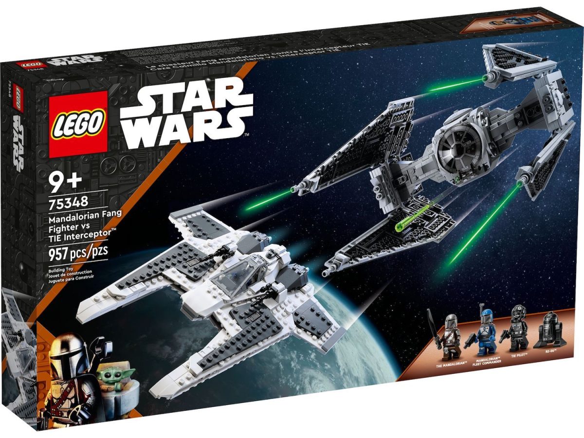 LEGO 75348 Mandalorianischer Fang Fighter vs. TIE Interceptor: Neues Set zum Mandalorian Finale offiziell vorgestellt