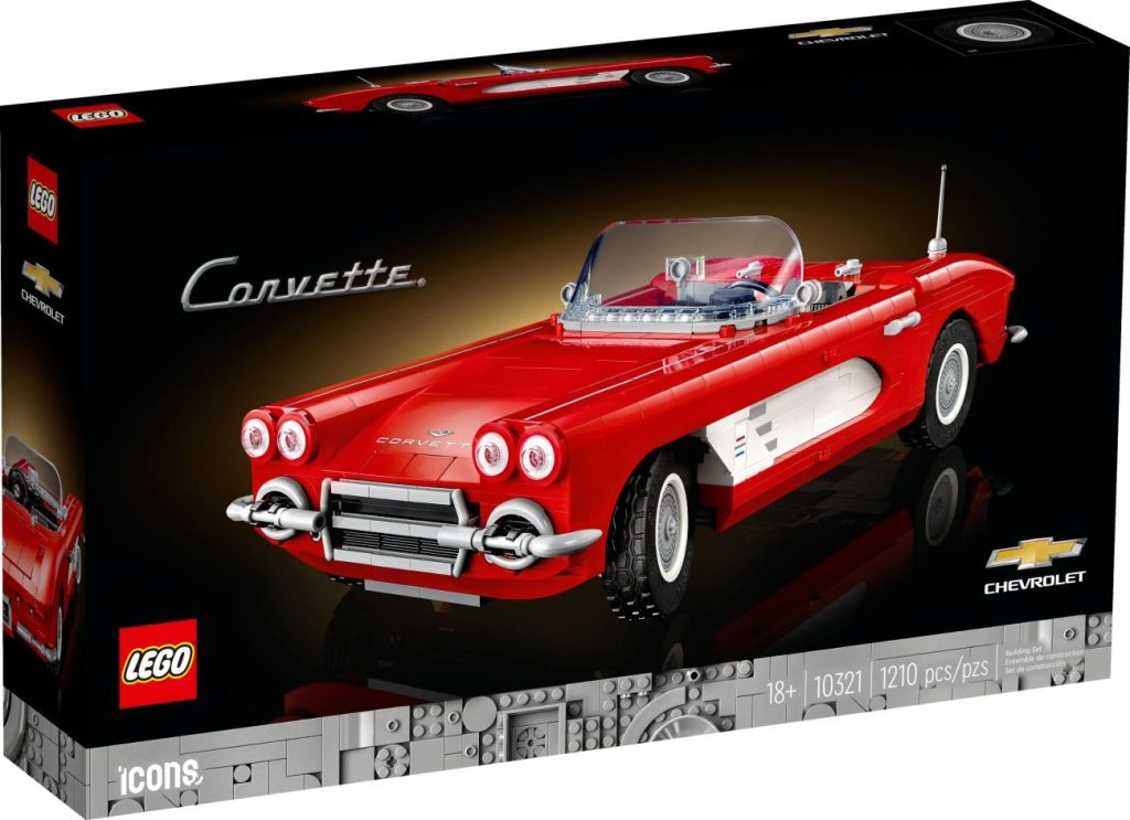 LEGO 10321 Corvette offiziell vorgestellt: Chevrolet Kultklassiker ab August erhältlich