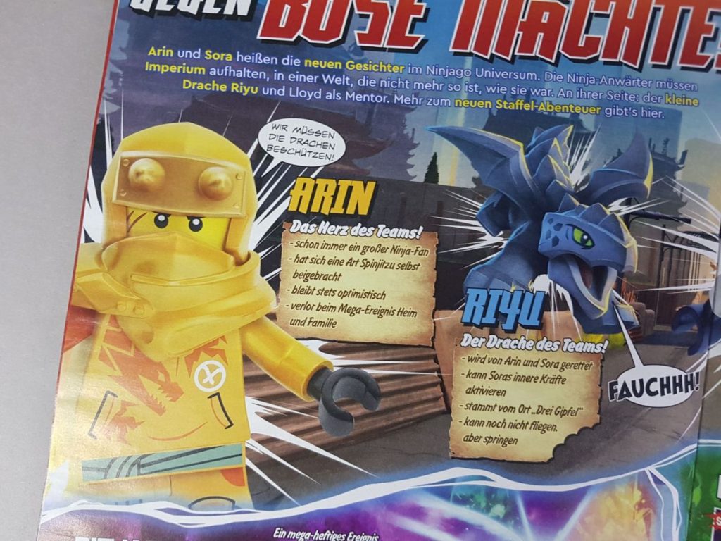 Mit vielen Extras: LEGO Ninjago Magazin #103 mit Oni-Garmadon und Dragons Rising Heftvorschau