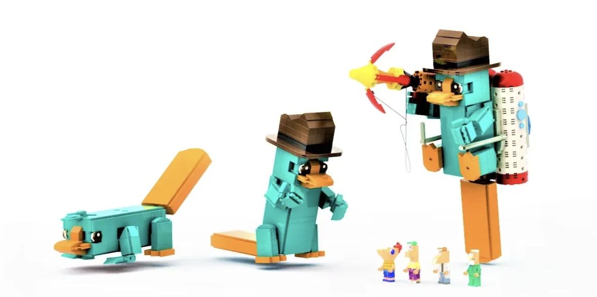 LEGO Ideas Disney's Phineas and Ferb- Perry the Platypus / Agent P Perry das Schnabeltier