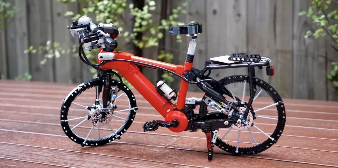 LEGO Ideas Working LEGO Bicycle Fahrrad