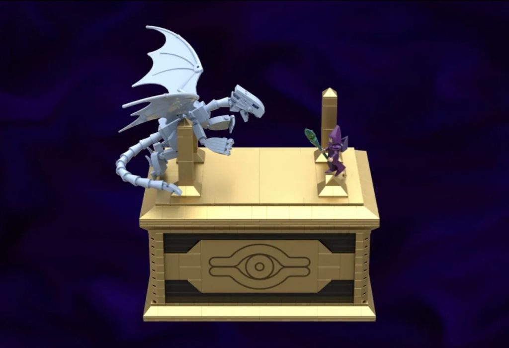 LEGO Ideas Yu-Gi-Oh! Card Box- Dark Magican vs Blue-Eyes White Dragon