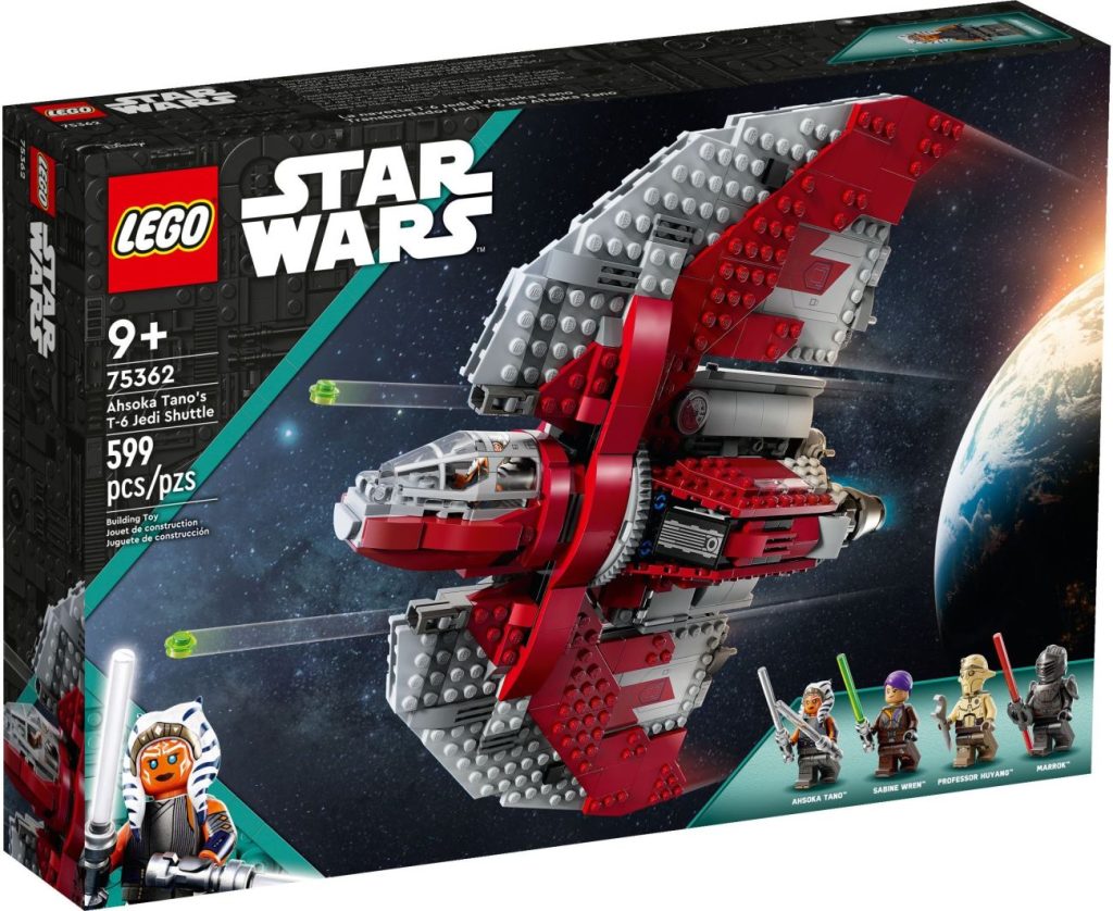 Weitere LEGO Ahsoka Sets vorgestellt: 75362 Ahsoka Tanos T-6 Jedi Shuttle & 75364 New Republic E-Wing vs. Shin Hatis Starfighter