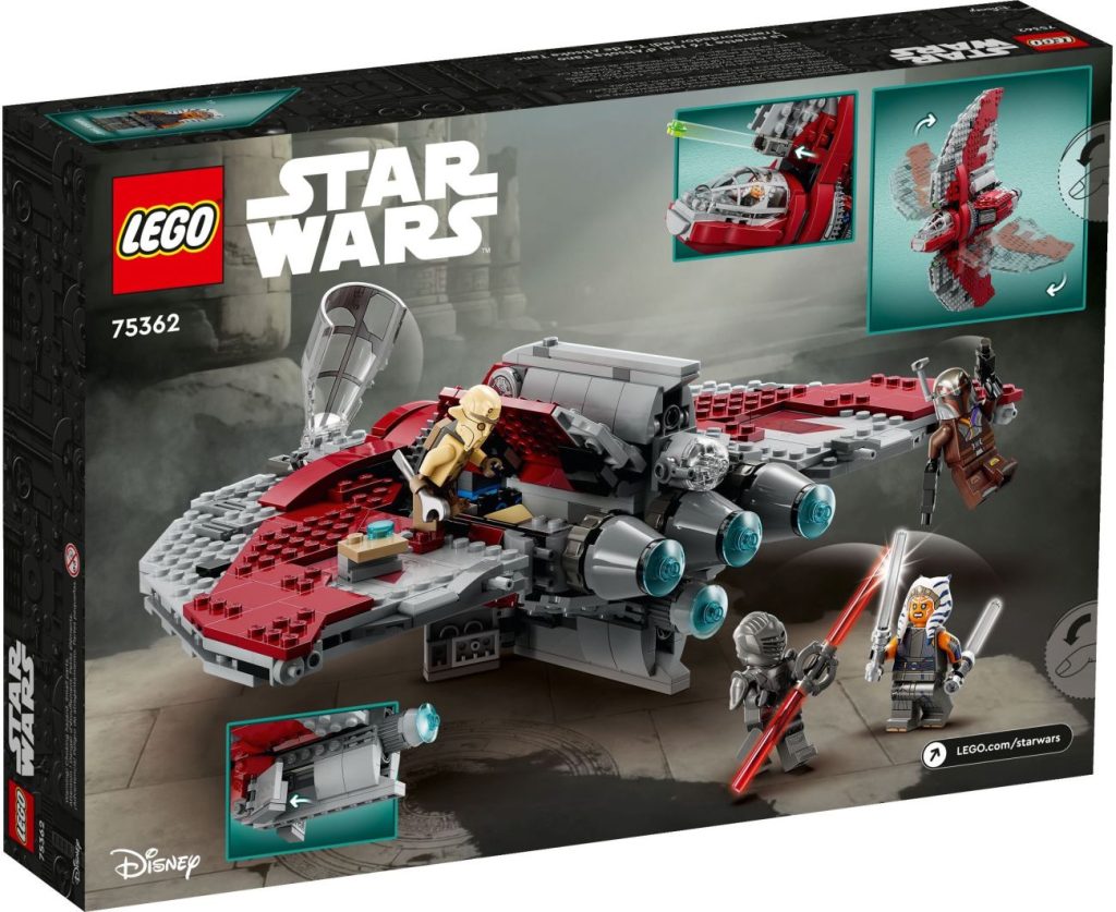 Weitere LEGO Ahsoka Sets vorgestellt: 75362 Ahsoka Tanos T-6 Jedi Shuttle & 75364 New Republic E-Wing vs. Shin Hatis Starfighter