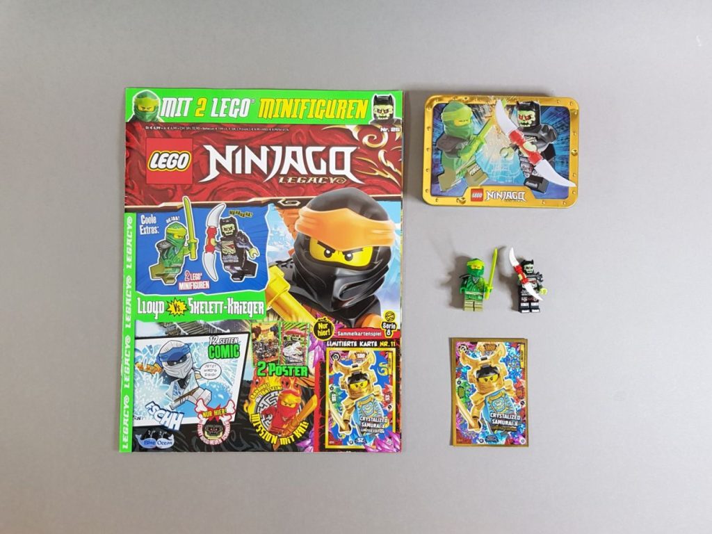 Wieder mit Metalldose: LEGO Ninjago Legacy Magazin #25 im Review