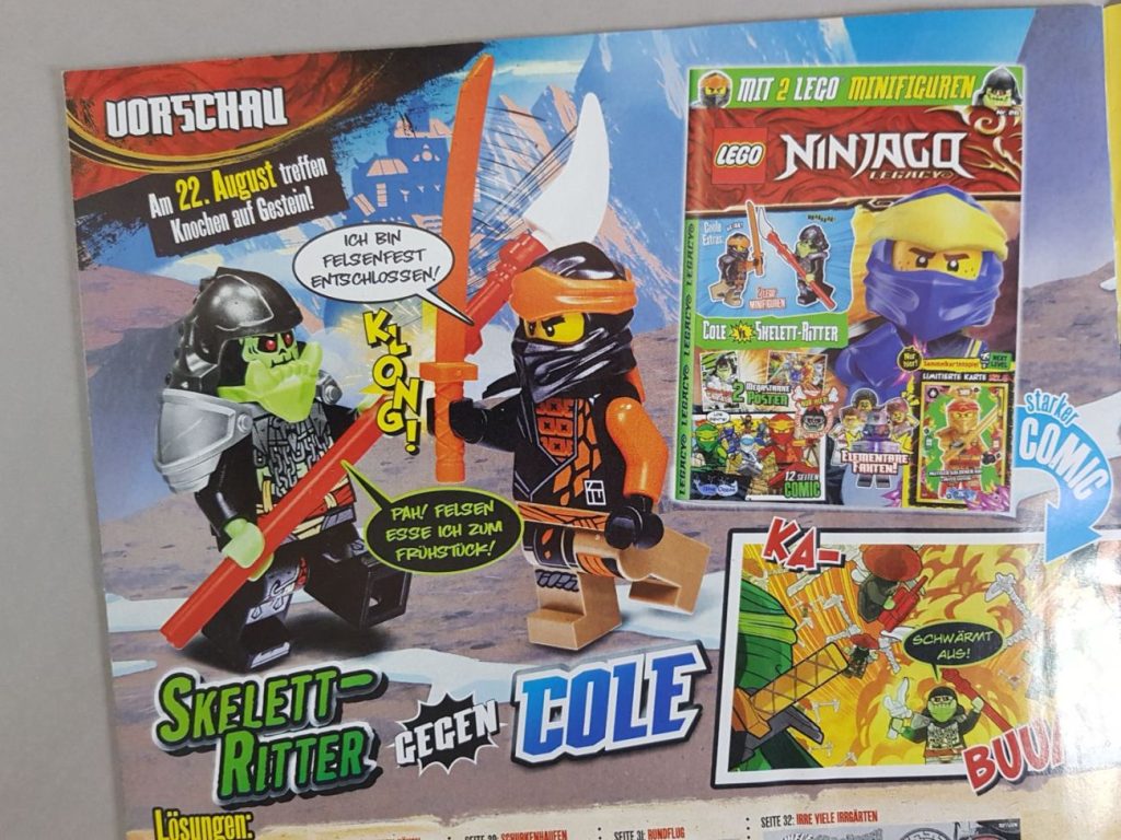 Wieder mit Metalldose: LEGO Ninjago Legacy Magazin #25 im Review