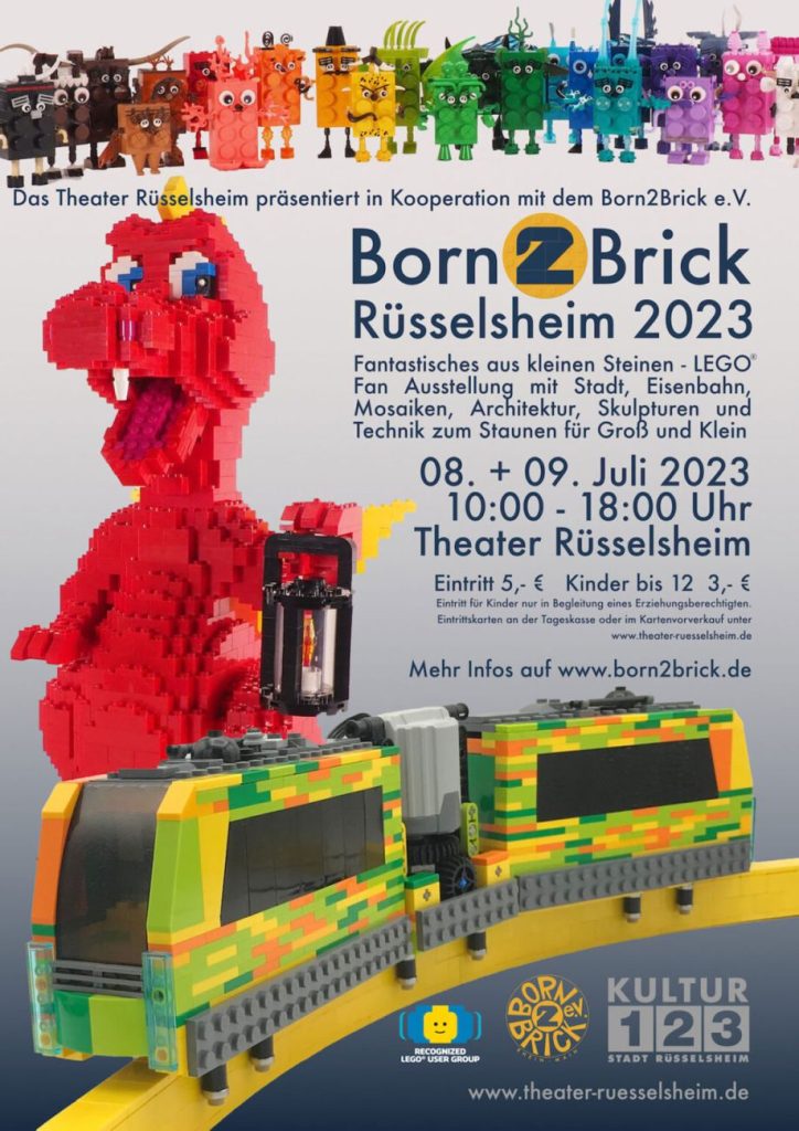 Born2Brick 2023: LEGO Ausstellung in Rüsselsheim