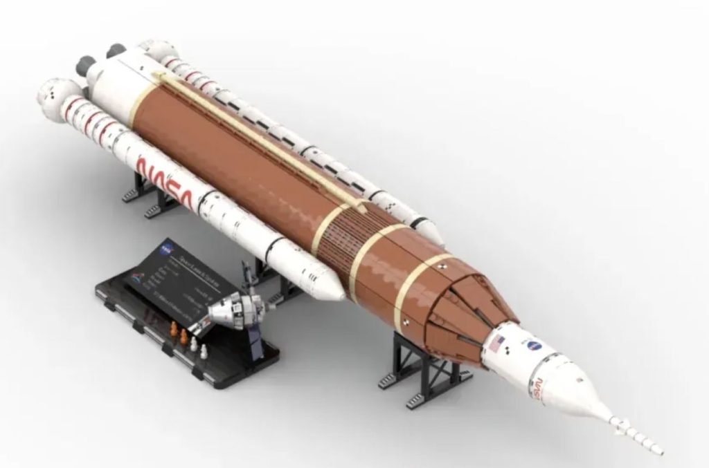 LEGO Ideas NASA's Space Launch System To the Moon and Mars