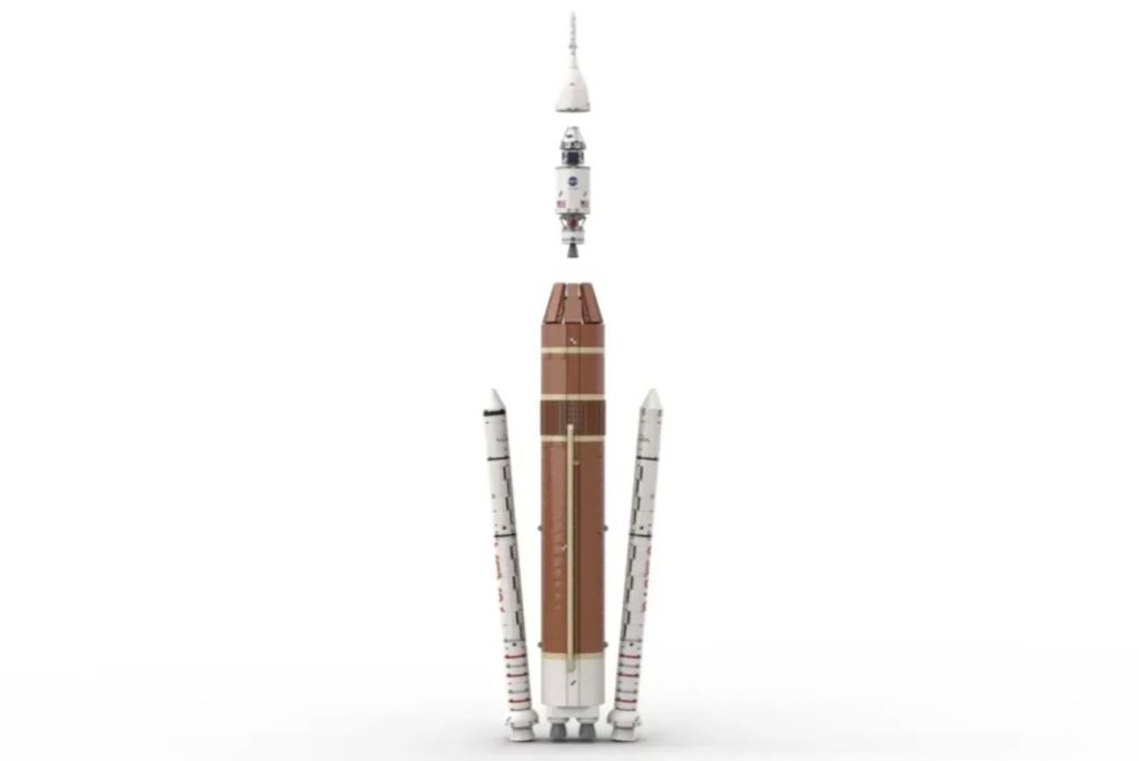 LEGO Ideas NASA's Space Launch System To the Moon and Mars