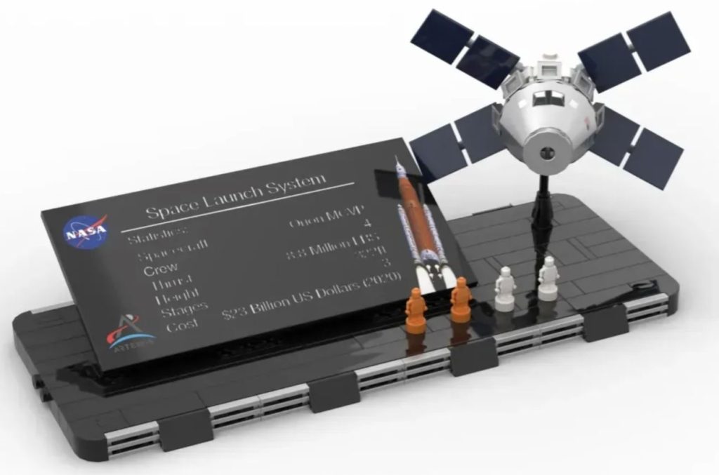 LEGO Ideas NASA's Space Launch System To the Moon and Mars