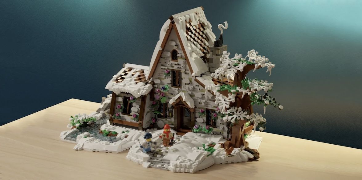 LEGO Ideas Snowy Morning in the Countryside