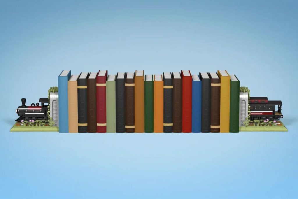 LEGO Ideas Train Bookends