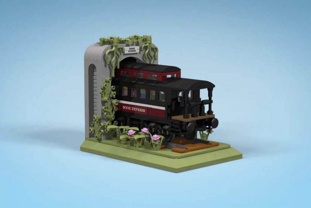 LEGO Ideas Train Bookends