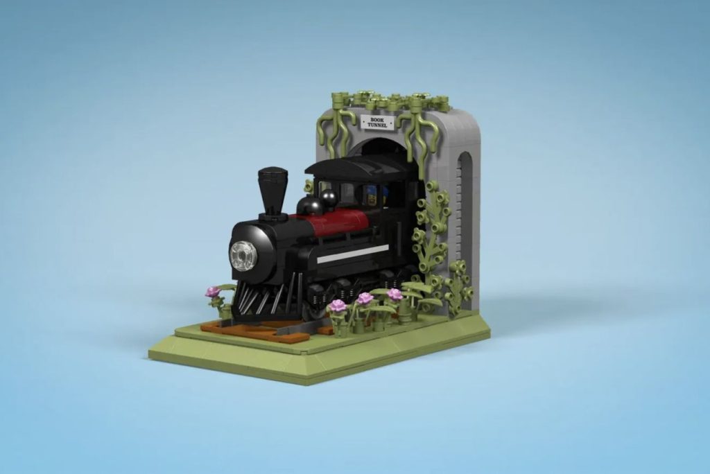 LEGO Ideas Train Bookends