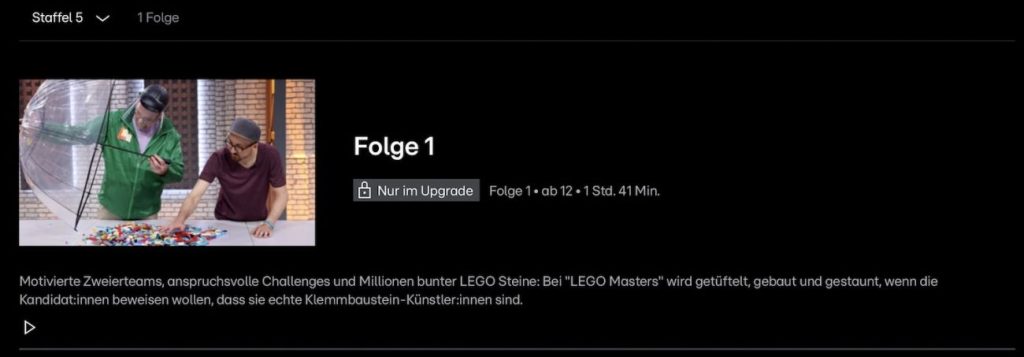 LEGO Masters RTL+