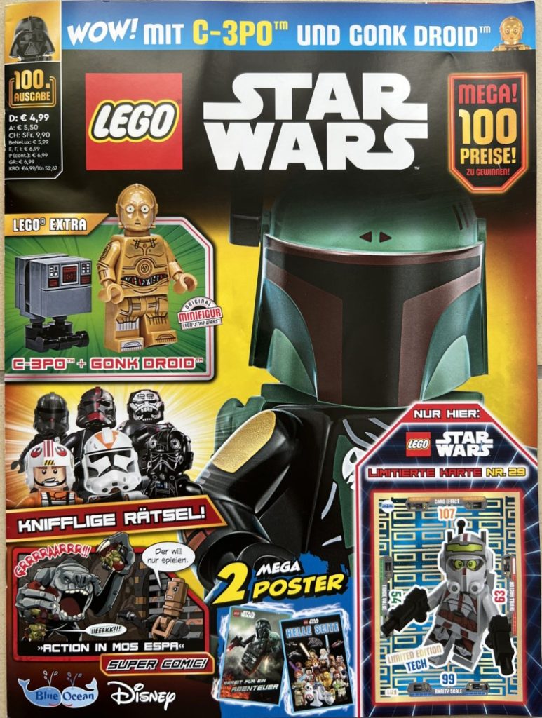 LEGO Star Wars Magazin #100: C-3PO und Gonk Droid & Heftvorschau