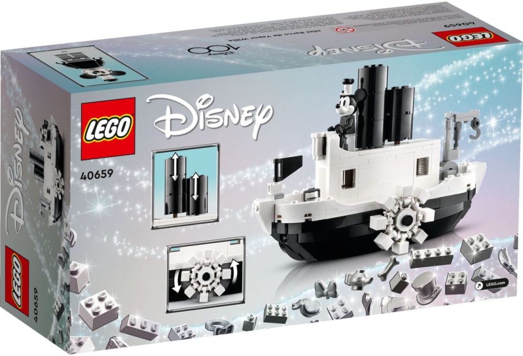 LEGO 40659 Steamboat Willie Mini-Modell: Offizielle Bilder und Infos zum kommenden GWP