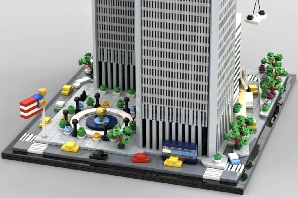 LEGO Ideas WTC Twin Towers & Vista International Hotel 1979 01