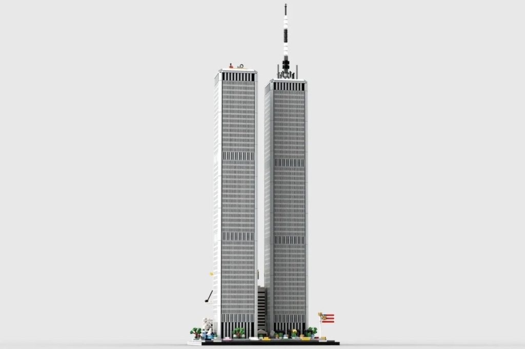 LEGO Ideas WTC Twin Towers & Vista International Hotel 1979 01