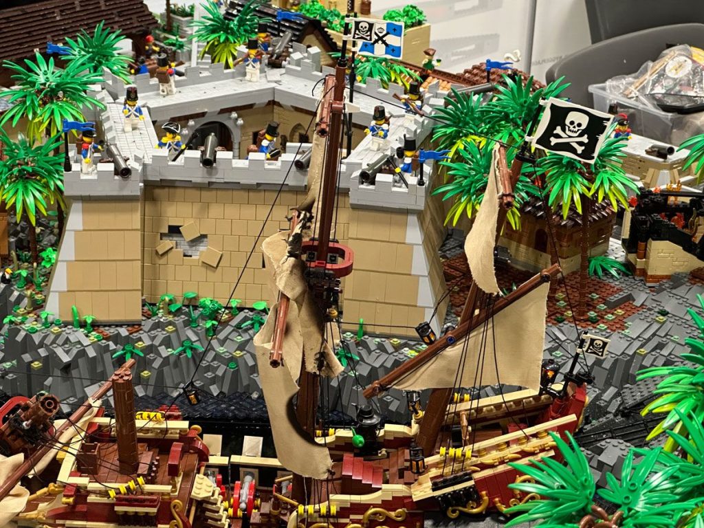 Disneyland Pirates of the Carribean Ride als LEGO MOC