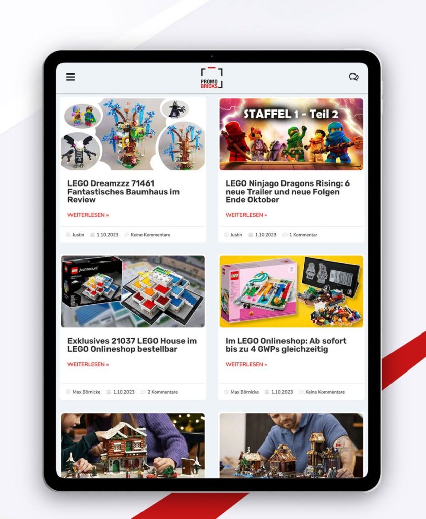 PROMOBRICKS App: Update ist da!
