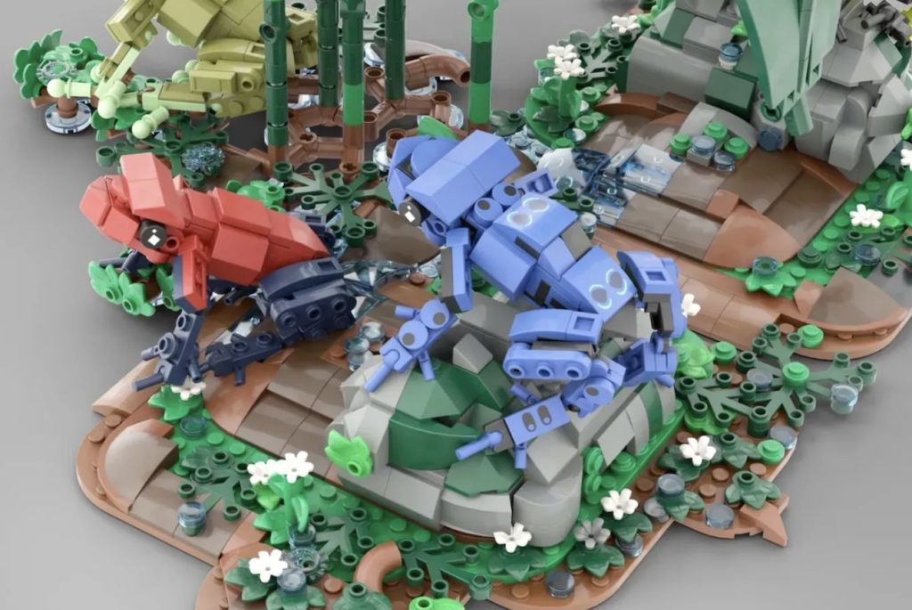 LEGO Ideas Rainforest Frogs 01