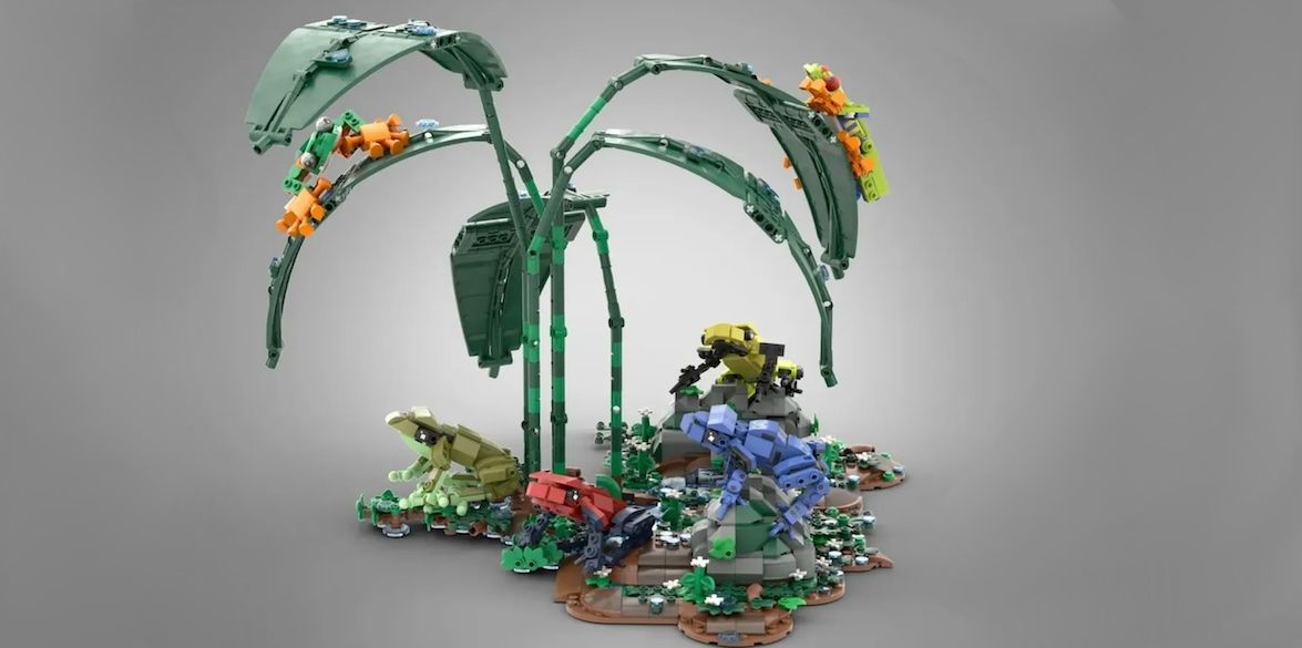 LEGO Ideas Rainforest Frogs Titelbild