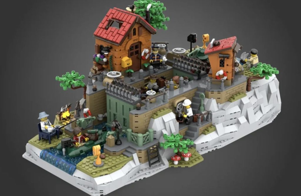 LEGO Ideas Working Canal Lock