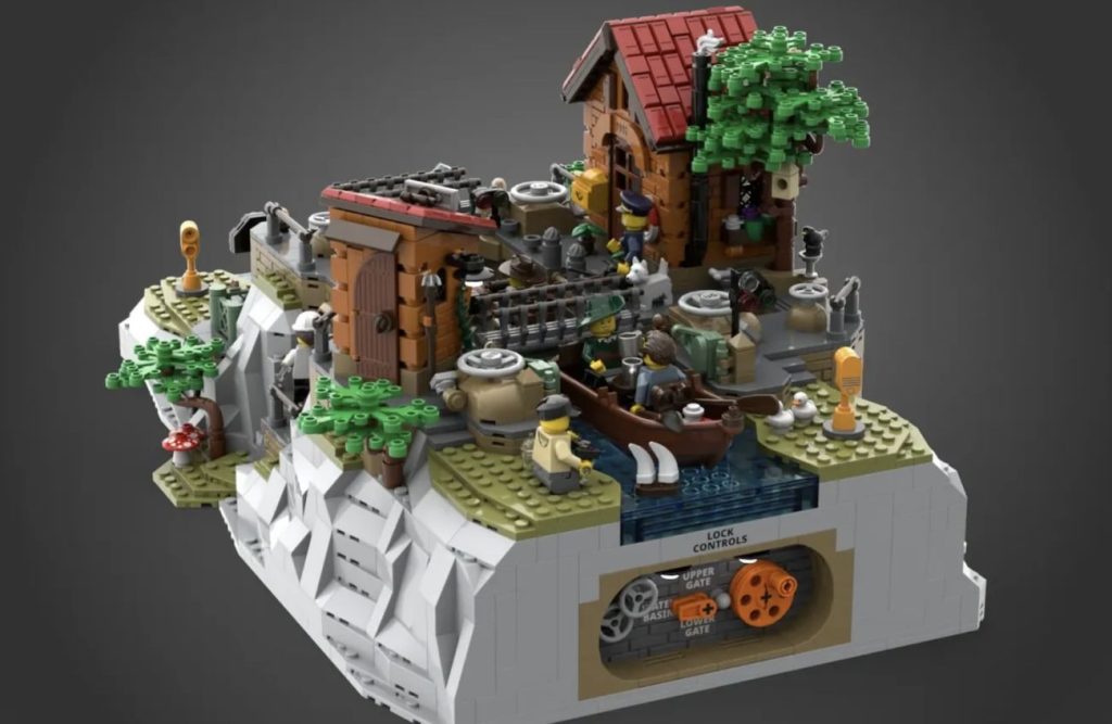 LEGO Ideas Working Canal Lock