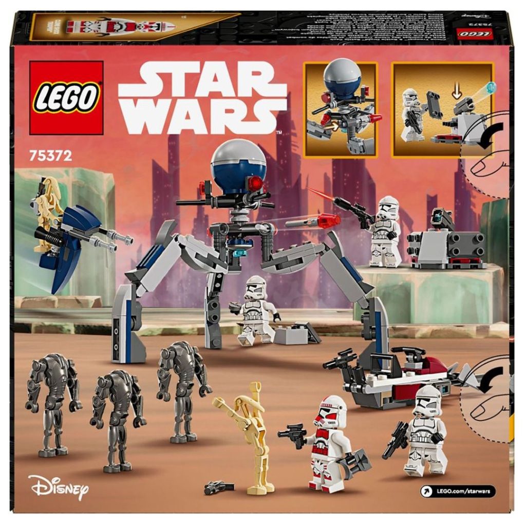 LEGO Star Wars 2024 Januar-Neuheiten: Clone Trooper & Battle Droid Battlepack