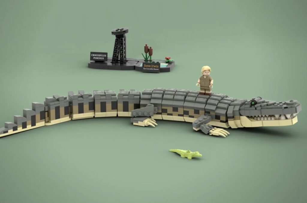 LEGO Ideas Steve Irwin & Majestic Crocodile 03
