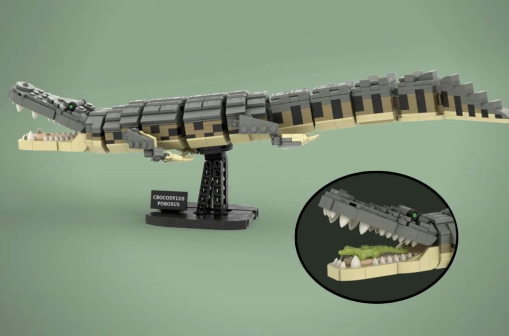 LEGO Ideas Steve Irwin & Majestic Crocodile 03