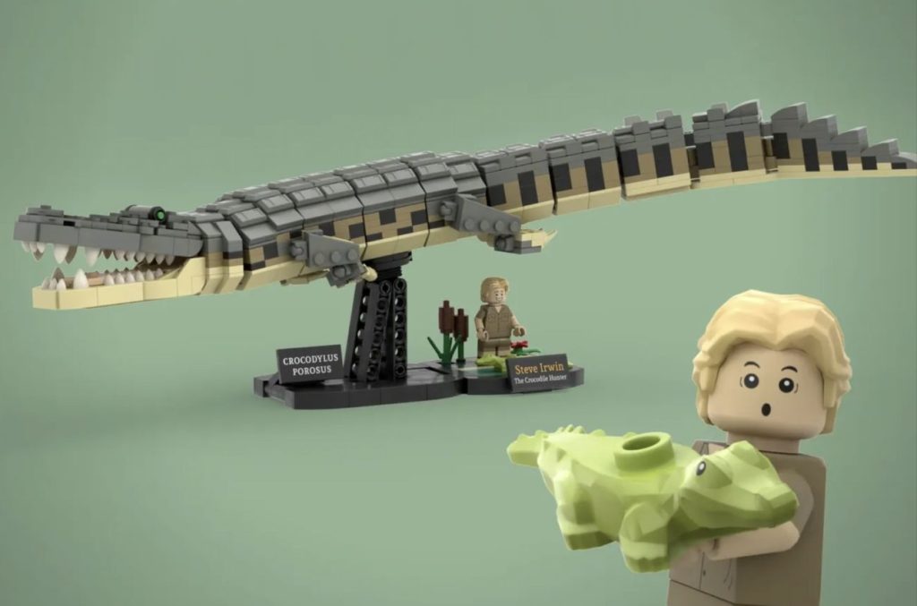 LEGO Ideas Steve Irwin & Majestic Crocodile 03